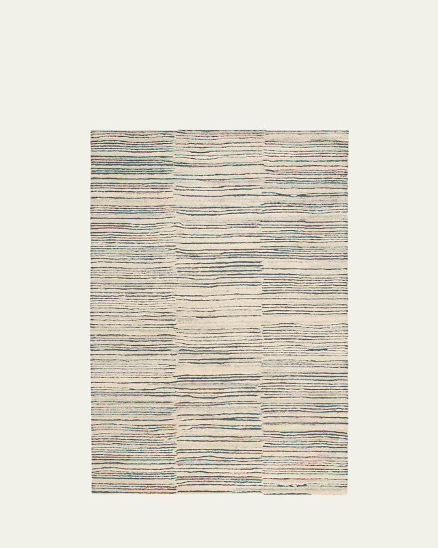 Avery Everglade Hand-Tufted Wool Rug, 4' x 6'